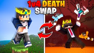 1 V 4 Minecraft Death Swap Challenge