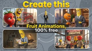 How To Make Viral Talking Fruit Animation Videos Using AI | Time For AI 