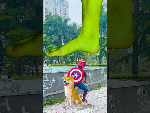 GIANT HULK CHALLENGE RAINBOW Cappuccino Assassino In GTA 5 Corgi Rescue #gta5 #shorts #hulk