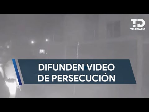 Difunden video de persecución donde muere policía en Monterrey