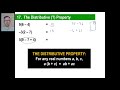 Understanding the Distributive Property