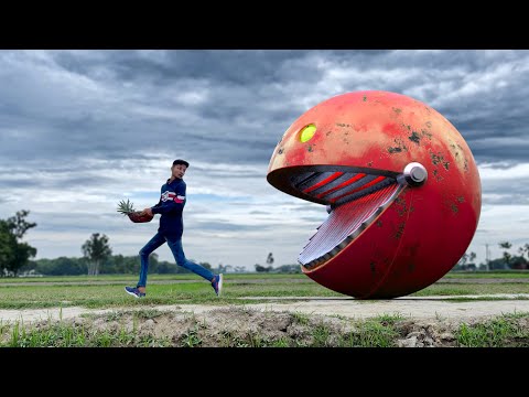 RED PACMAN vs CAPTAIN AMERICA BOY IN REAL LIFE | Compilation Video | #newyear2025