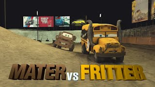 RACE n CHASE Thunder Hollow, Lets Race MUD DURBY CARS! Miss Fritter vs. Mater
