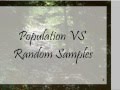 Understanding Sampling and Statistics Concepts
