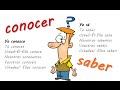 Exploring the Differences Between Conocer and Saber