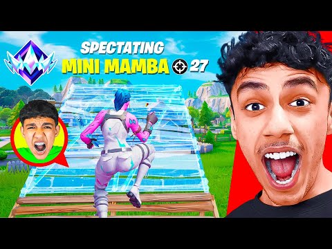 I Spectated My Little Brother in OG Ranked Fortnite!