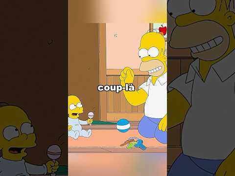 Homer Simpson a disparu. Il est parti s'occuper d'une enfant enceinte. #shorts #viral
