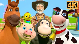 Old MacDonald Had A Farm , Fun Animal Sounds Song for Kids