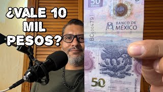 50 pesos ajolote,billete mexicano "cotizado” de muy bajo valor numismático 