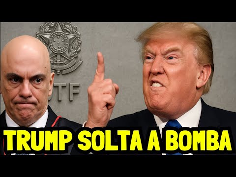 ✔️ ATENÇÃO! MORAES É DESMASCARADO E PEGOU TODOS DE SURPRESA TRUMP SOLTA A BOMBA