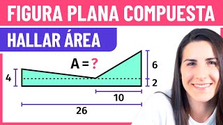 ÁREA de una FIGURA PLANA Compuesta 🔶