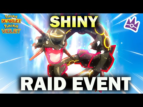 SHINY RAYQUAZA Tera Raid Event COMING SOON in Pokemon Scarlet and Violet