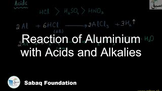 Reaction of Aluminium with Acids and Alkalies