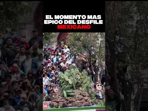 El momento más asombroso del desfile mexicano #shorts