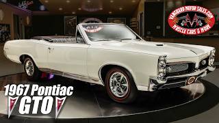 1967 Pontiac GTO Convertible For Sale Vanguard Motor Sales #8493
