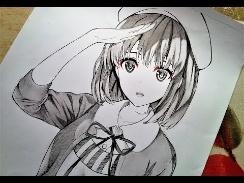 【Drawing Tutorial】How To Draw A Manga Girl (Saekano)