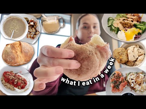 what I eat in a week // warm & hearty meals & drinks