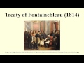 Napoleon and the Treaty of Fontainebleau