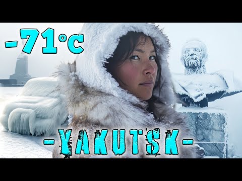 DÜNYANIN EN SOĞUK VE EN DONDURUCU ŞEHRİ YAKUTSK'TA YAŞAM! -71°C'DE HAYATTA KALMAYA ÇALIŞIYORLAR!