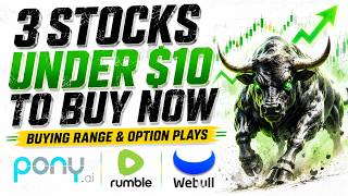 Stock Under $10 To Buy Now ! BULL, RUM, PONY Ai ! #pennystocks #stockmarket