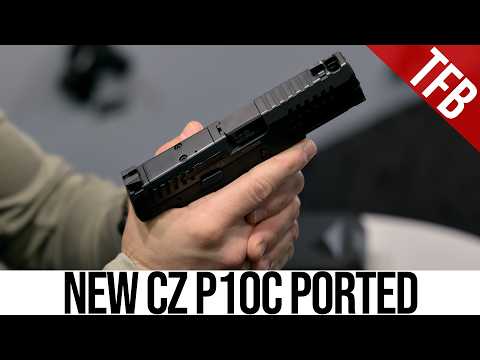 NEW CZ P10C "Ported": Optics-Ready, Recoil-Reducing Carry Gun