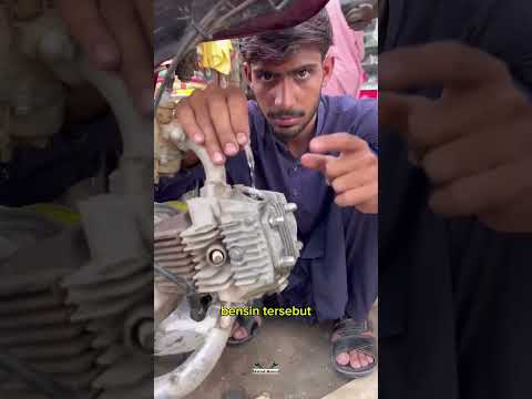 Cara mekanik pakistan mengganti oli #shortsvideo #mekanik