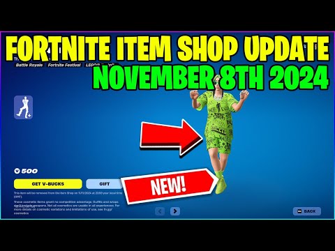 *NEW* DESIRABLE ICON EMOTE! Fortnite Item Shop [November 8th, 2024] (Fortnite Battle Royale)