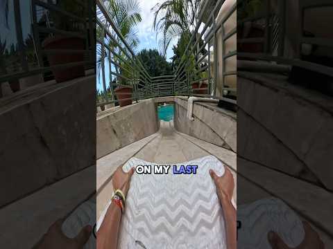 Is this true #cliffjumping #gopro #waterslide #mansion