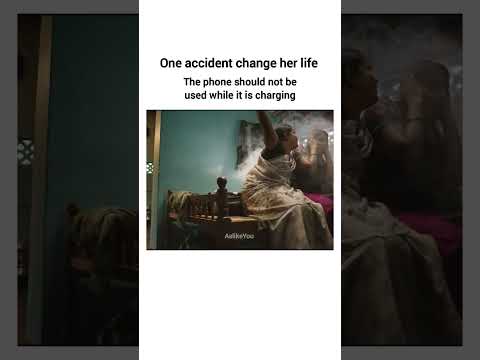 One accident change her life, The phone should not be used while it is charging#love #sad #status