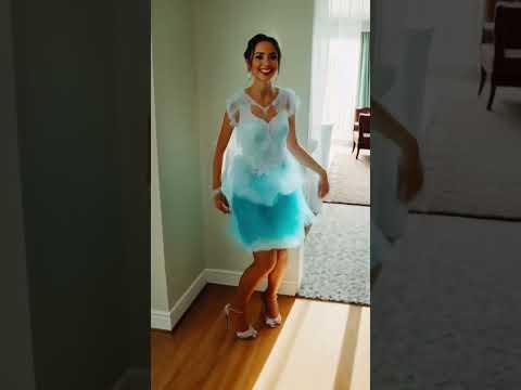 Real-Life transforming Cinderella Dress!