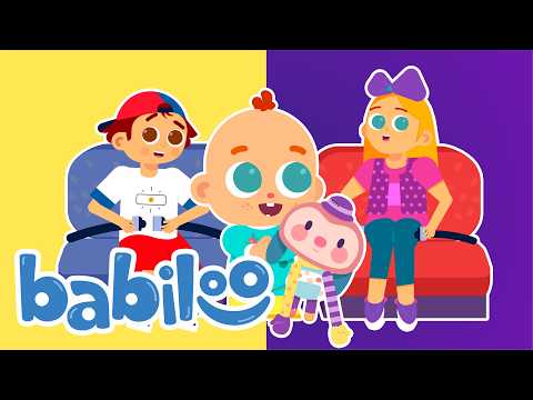 Wheels On The Bus 🚌 Cute Songs For Kids 🌈 Babiloo Nursery Rhymes & Kids Songs