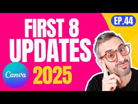 8 COOL Canva Updates | Video Mockups, Doodle Mode & More | What's Hot in Canva Ep. 44 (Jan 2025)🔥