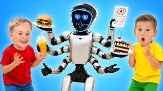 Chris and Mike - Robot Best Friend Story for kids