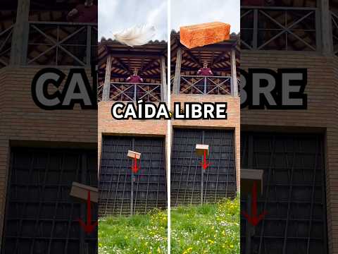 CAÍDA LIBRE CAJAS 🧱 #física #caidalibre #gravedad #velocidad #ciencia #experiment