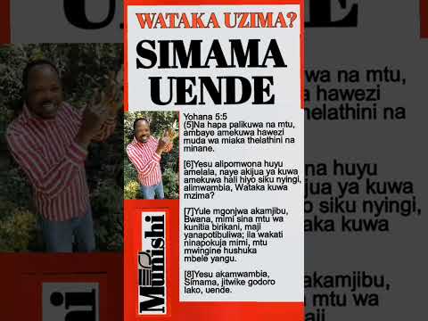 WATAKA UPONYAJI? SIKILIZA UJUMBE HUU UPONE KWA JINA LA YESU