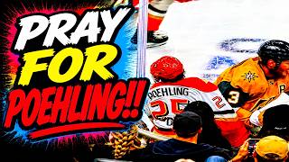 Brayden McNabb Huge Hit on Ryan Poehling Penalty | Golden Knights vs Anaheim Ducks 2026 Highlights