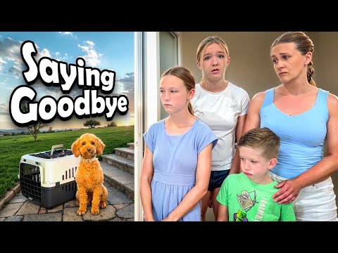 Saying Goodbye to Our Puppy!