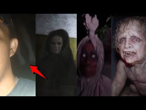 7 PENAMPAKAN HANTU TERSERAM KUNTILANAK MENGEJAR DAN POCONG | PENAMPAKAN HANTU TERSERAM DAN TERJELAS