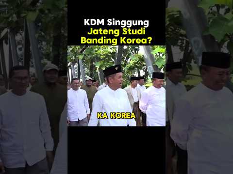 Kang Dedi Mulyadi Singgung Program Jateng Studi Banding Beasiswa Ke Korea? #studibanding #korea #kdm