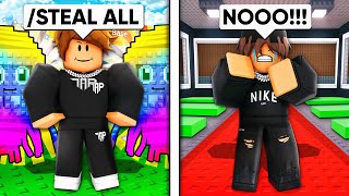 I Secretly CHEATED with ADMIN COMMANDS in Steal a Brainrot!