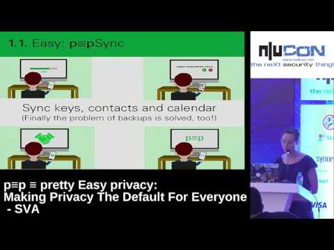 P≡P ≡ Pretty Easy Privacy: Making Privacy The Default For Everyone by SVA