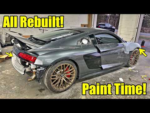 We completely rebuilt the Audi R8 Rear End!