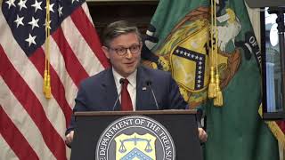 Speaker Johnson Gives Remarks at Treasury Department Press Conference on Trump Accounts