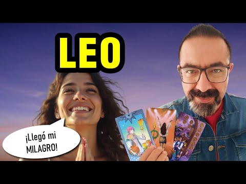 Leo ♌️ Lágrimas de ALEGRÍA 🙏🌈 Es más que BENDECIDO 🔮 TAROT interactivo
