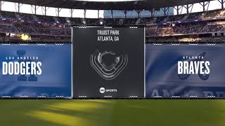 Dodgers vs Braves MLB On TBS Intro/Theme 8/25/26 MLB 2026