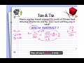 Calculating Tax, Tip, and Discounts with Percent Proportion