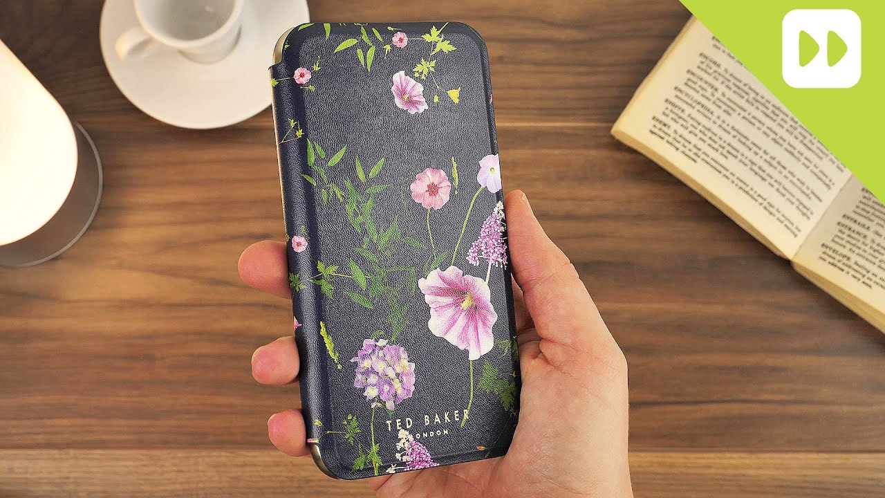 shuttle buffet staal Ted Baker Folio Hedgerow iPhone 11 Case - Midnight Purple
