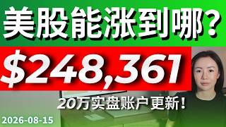 美股实盘账户做一个交代 下一段上涨已开启 测量目标价