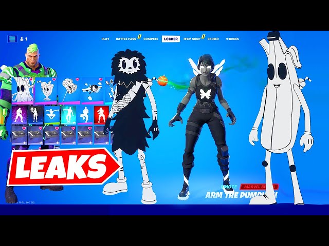 Fortnite NEW LEAKS: TOON PEELY and BUSHY (Bushranger),  Monarch's LEVEL UP Quest Pack and More シ
