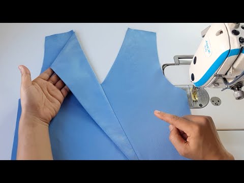 Method very easy neck design cutting and stitching You've never heard of it before